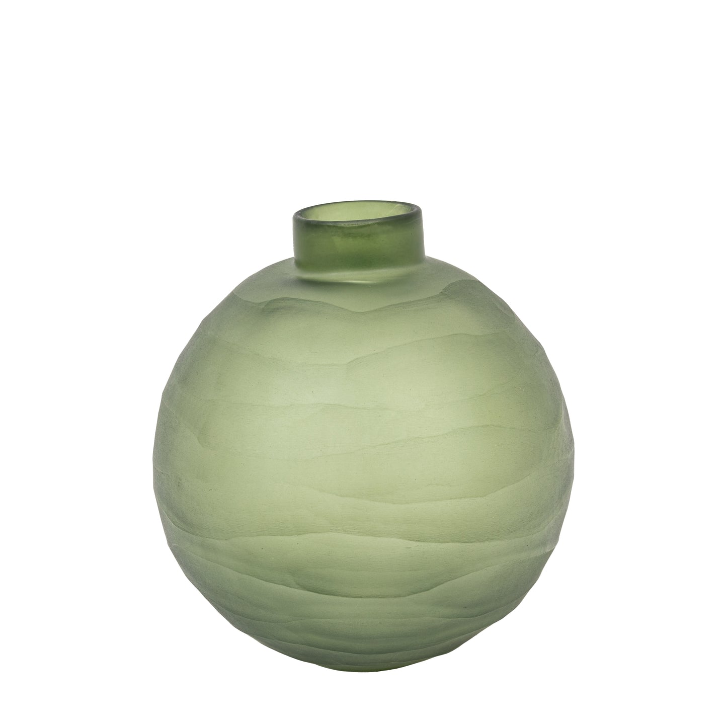 Ripple Green Vase Large