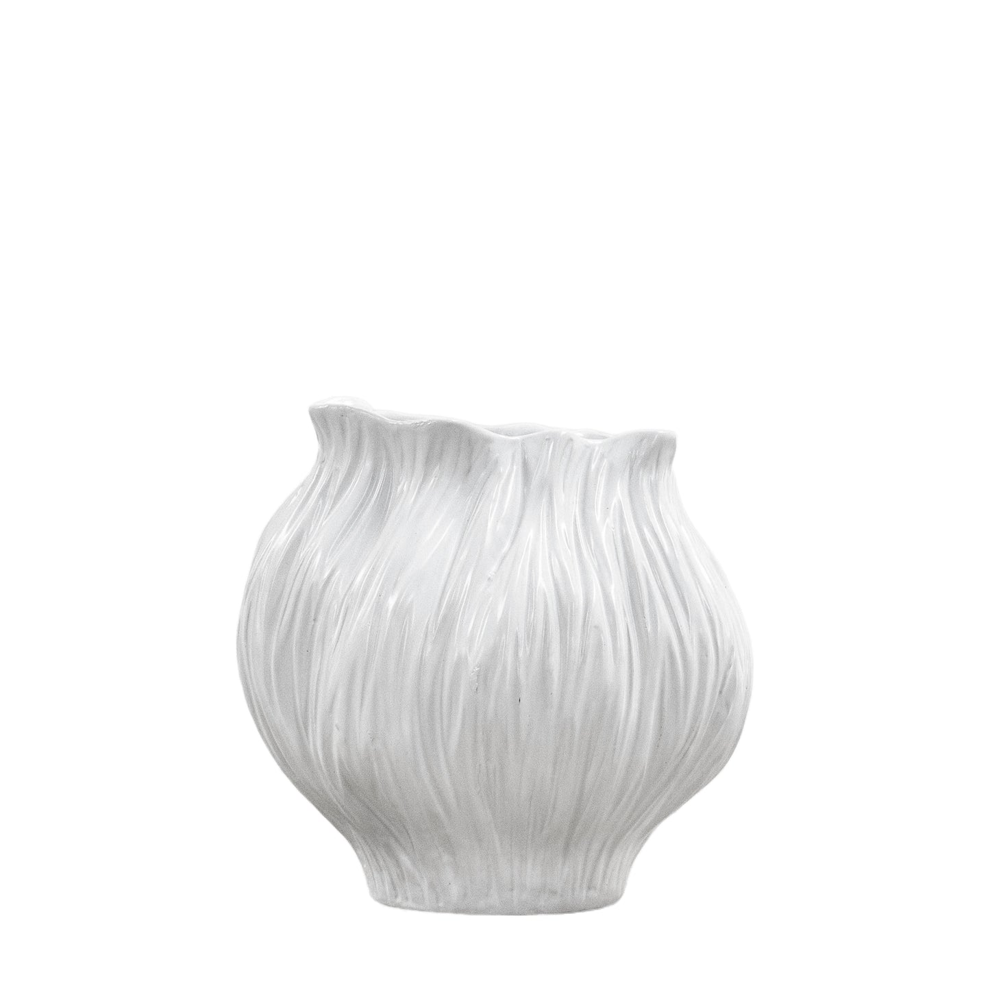 Clifton Vase White Medium