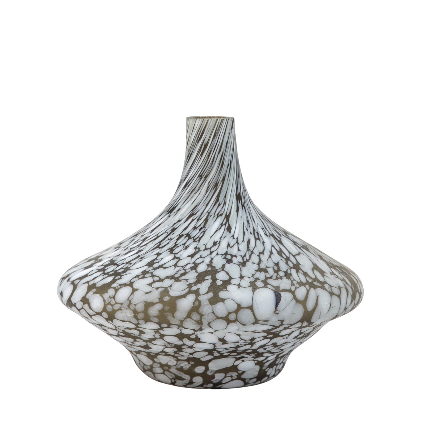Muro Mottled Glass Vase Large