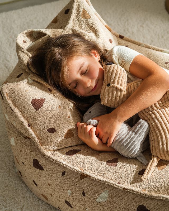 Wigiwama Terrazzo Beanbag Chair - Brown