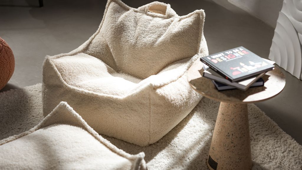 Wigiwama Square Ottoman - Cream