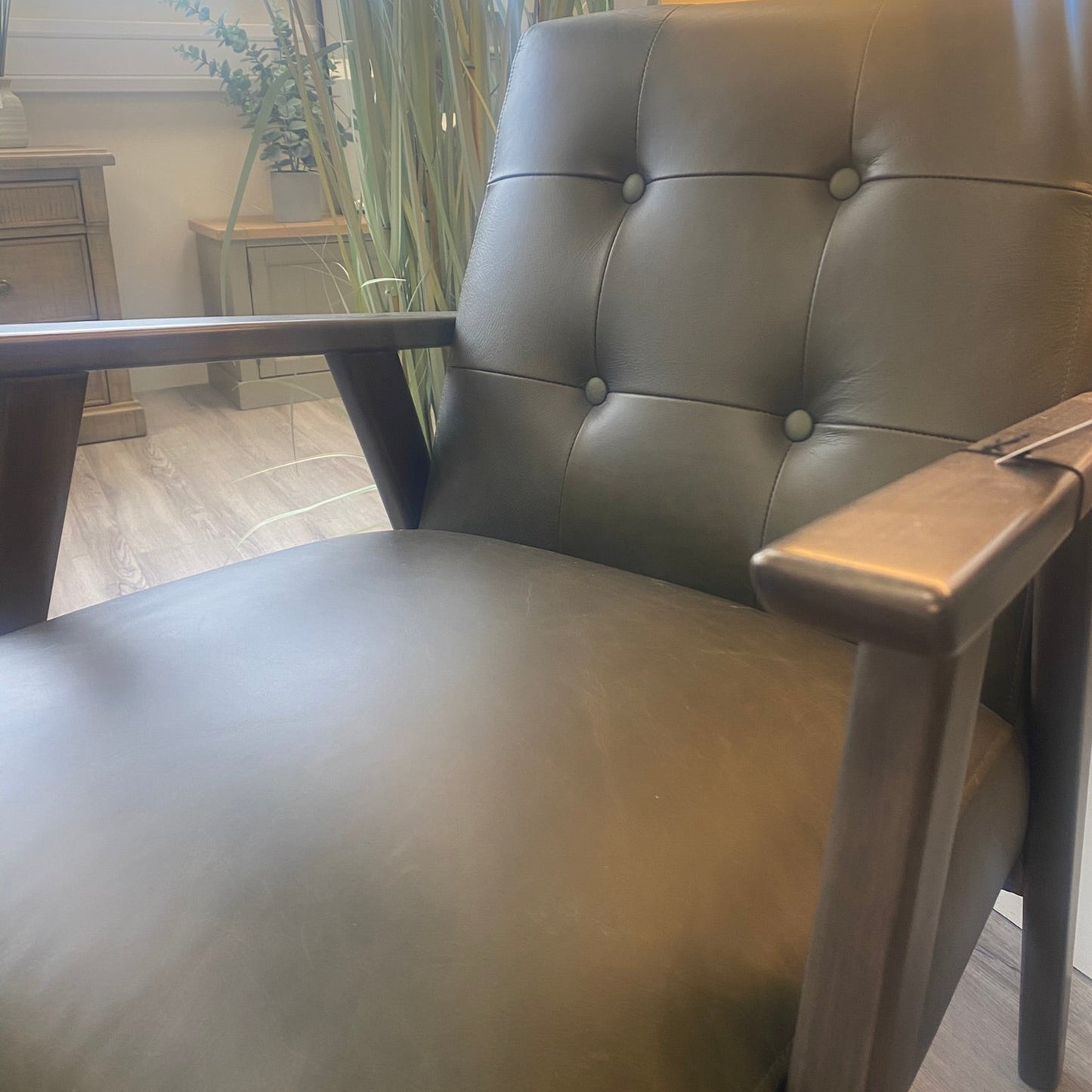 Brooke Armchair Heritage Green Leather