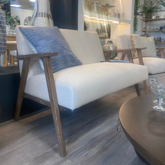Newton 2 Seater Sofa Natural Linen