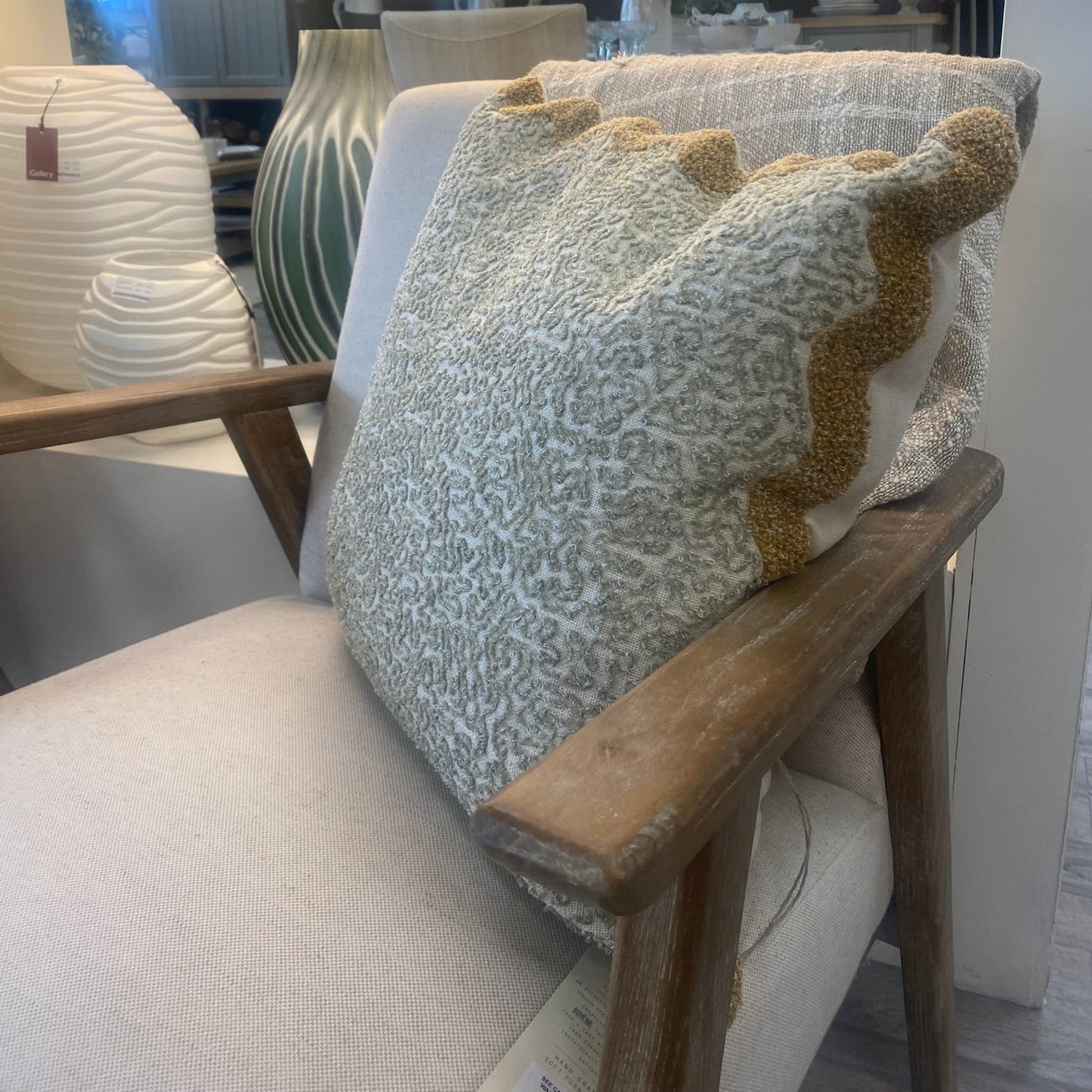 Newton Armchair Natural Linen