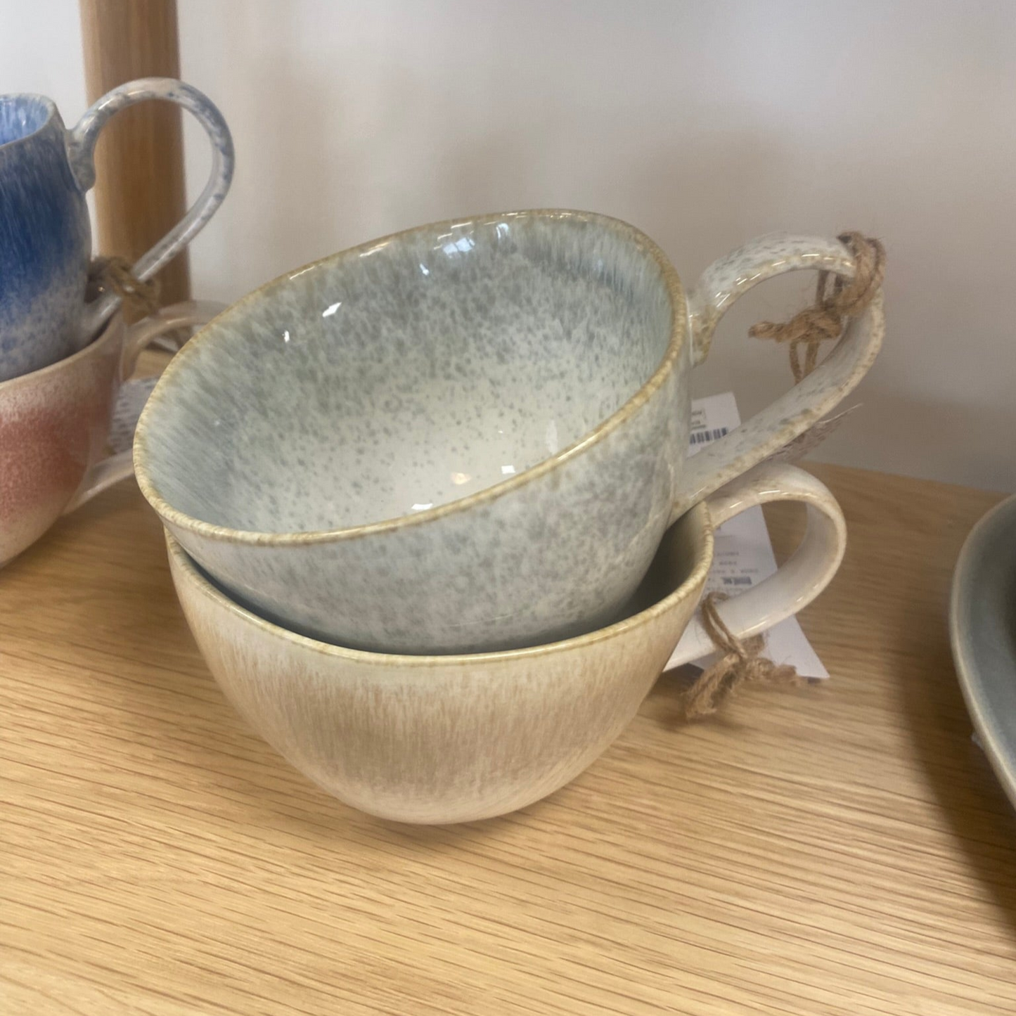 Caspian Reactive Mug Duck Egg Set of 4