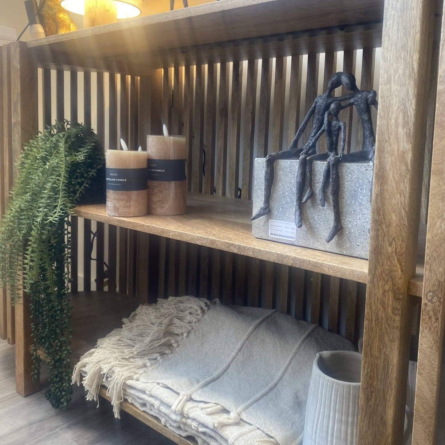 Wern Slatted Console Table