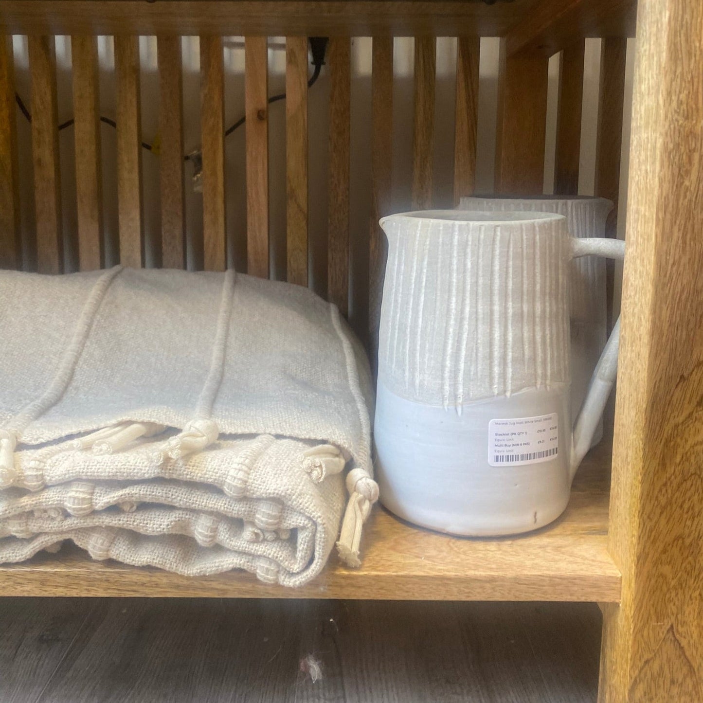 Wern Slatted Console Table