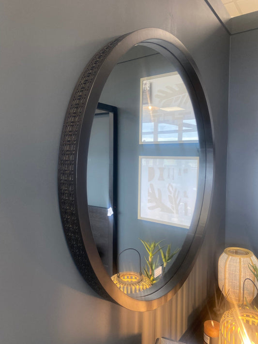 Barland Mirror Black - MIRRORS - Gallery Direct -