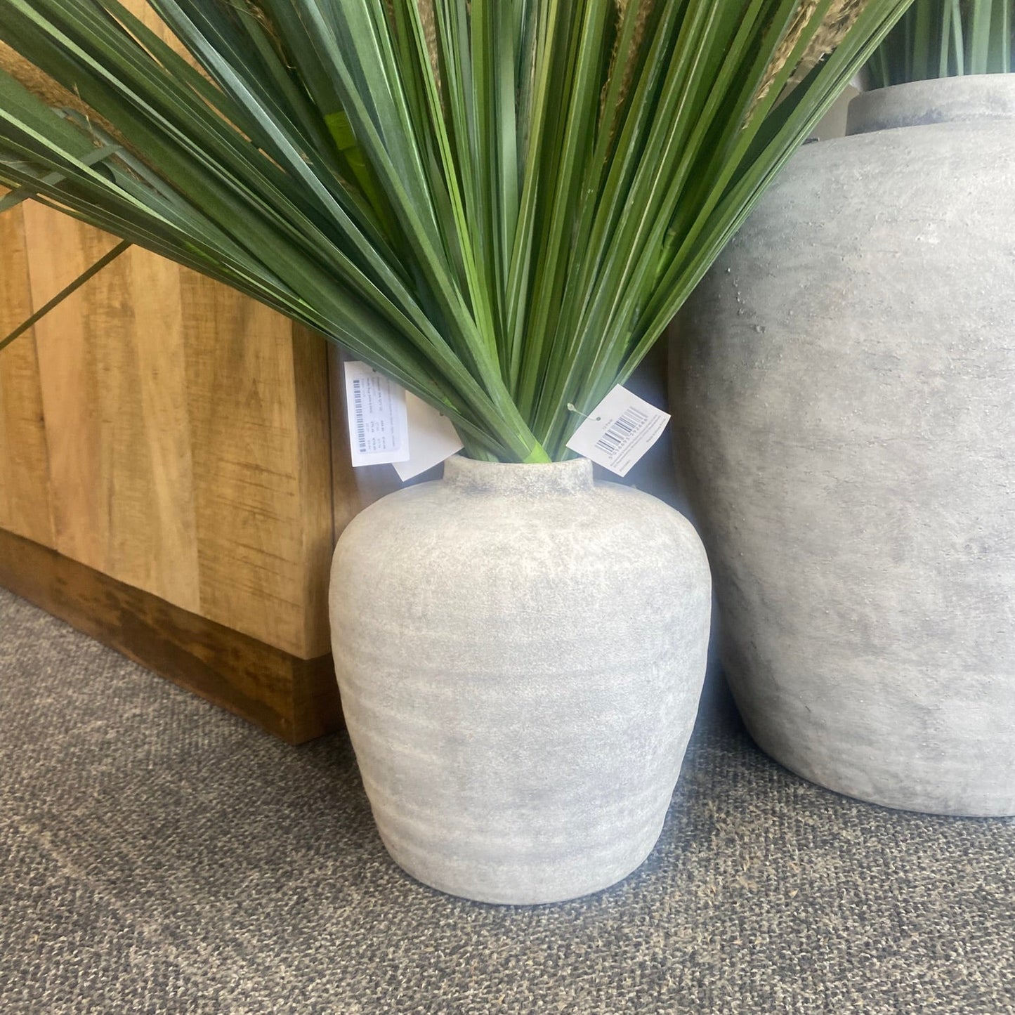 Dalton Distressed Stone Vase Small