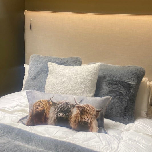 Jackson Faux Fur Cushion Square