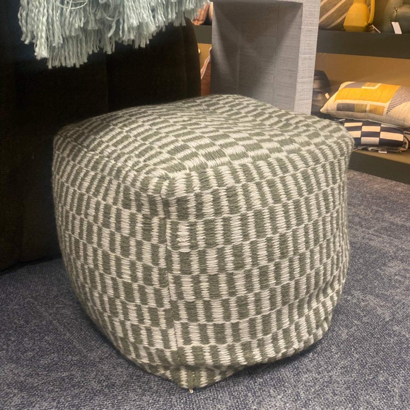 Mali Pouffe Olive