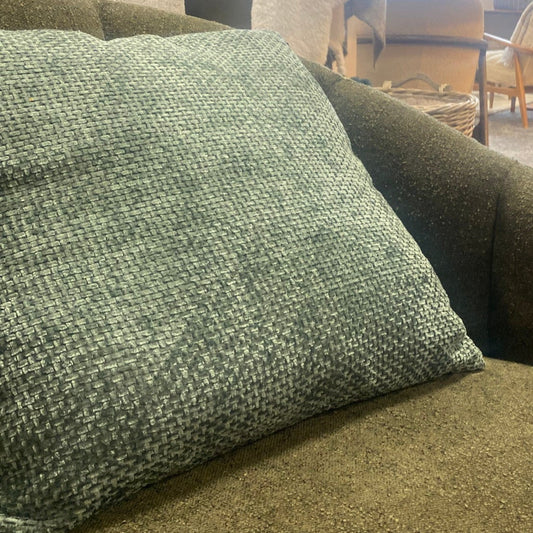 Willow Chenille Cushion Olive Set of 2