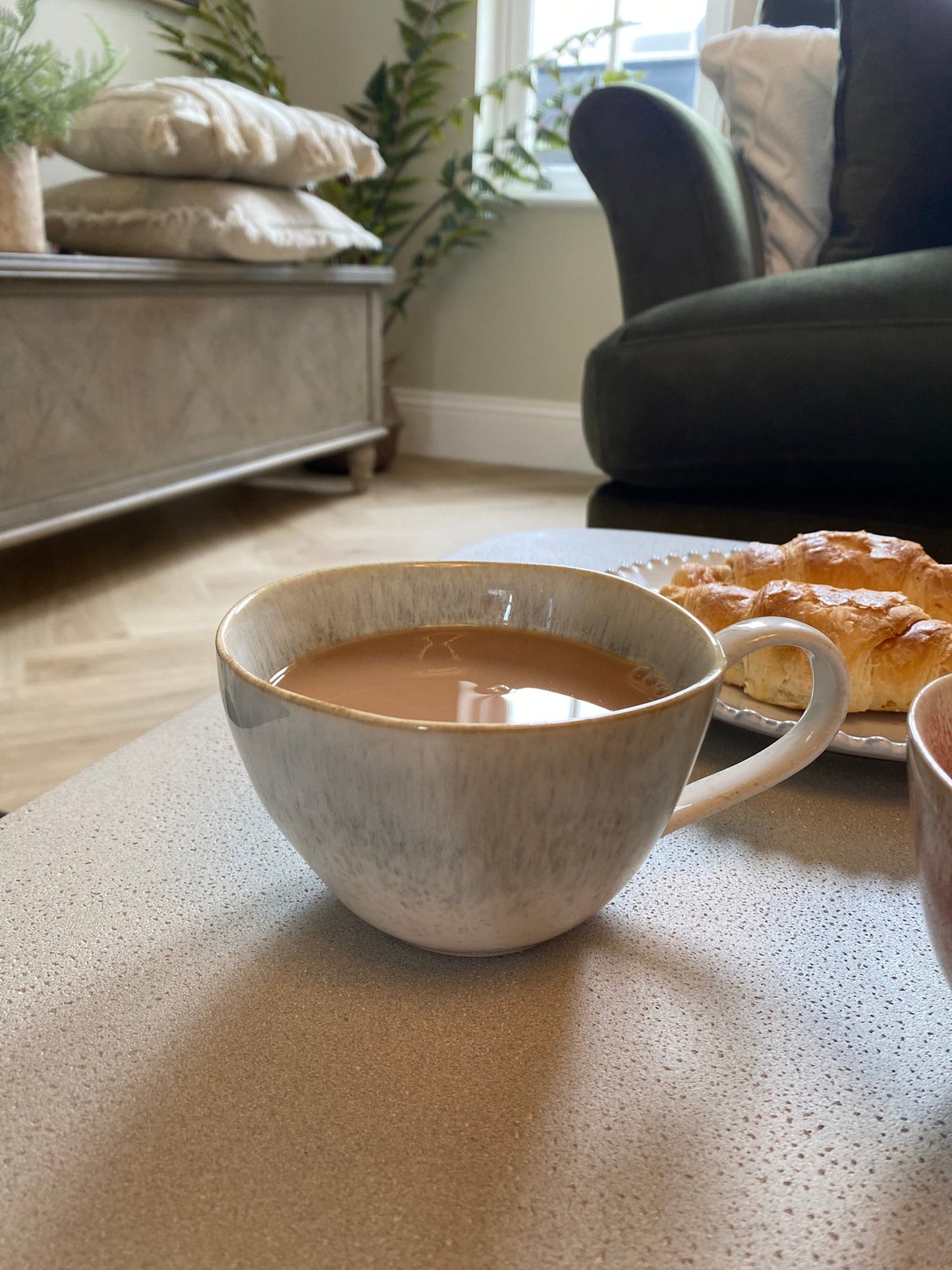 Caspian Reactive Mug Duck Egg Set of 4