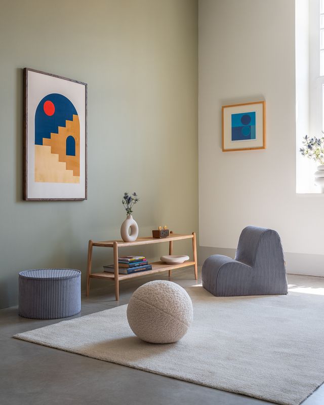 Blueberry Blue Cloud Chair