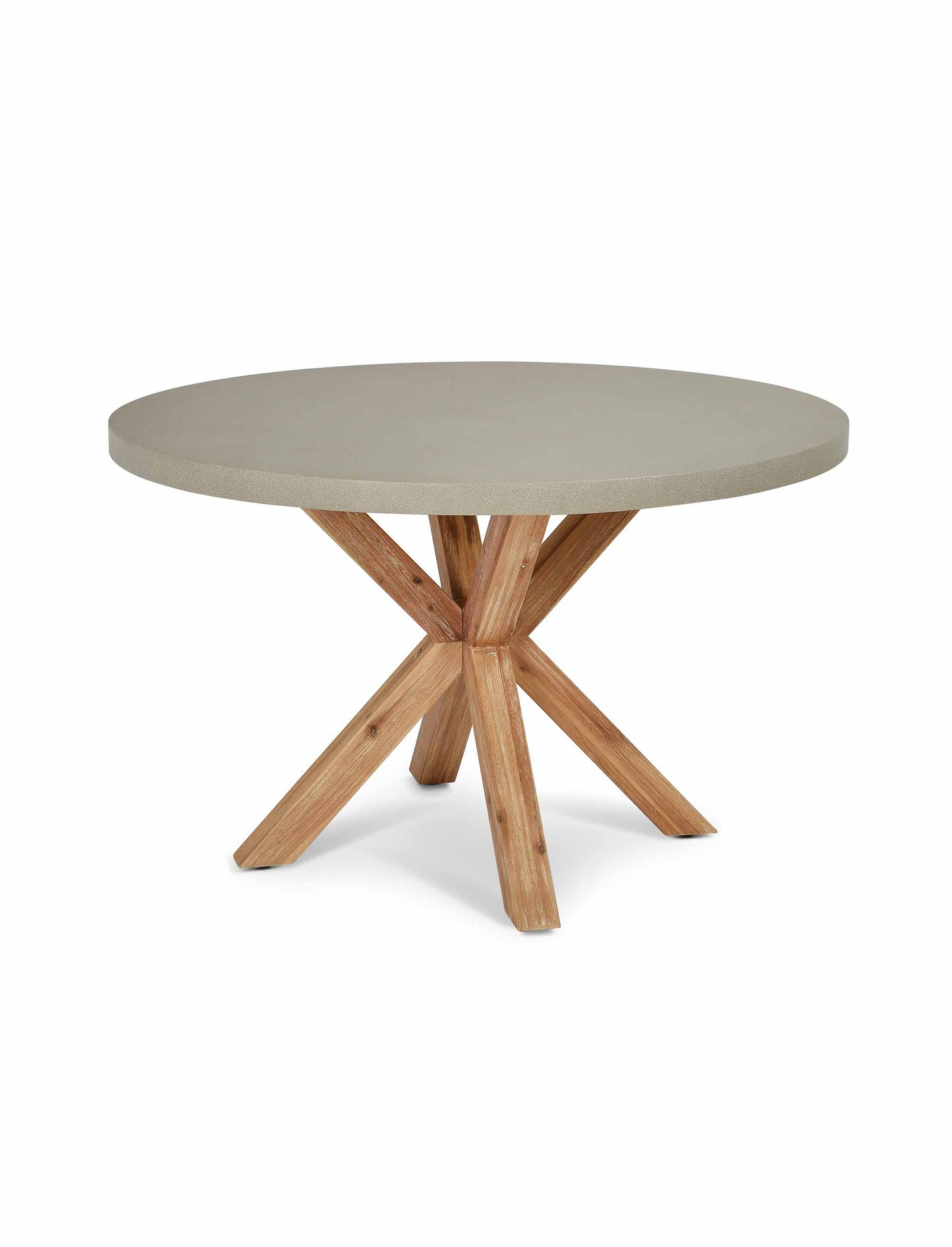 Burford Round Dining Table 120 cm Grey