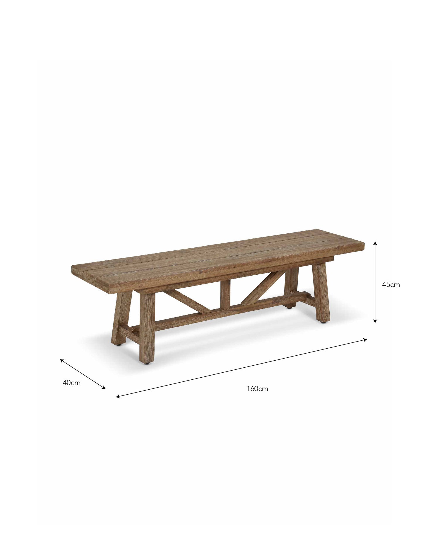 Chilford Solid Wood Bench Small