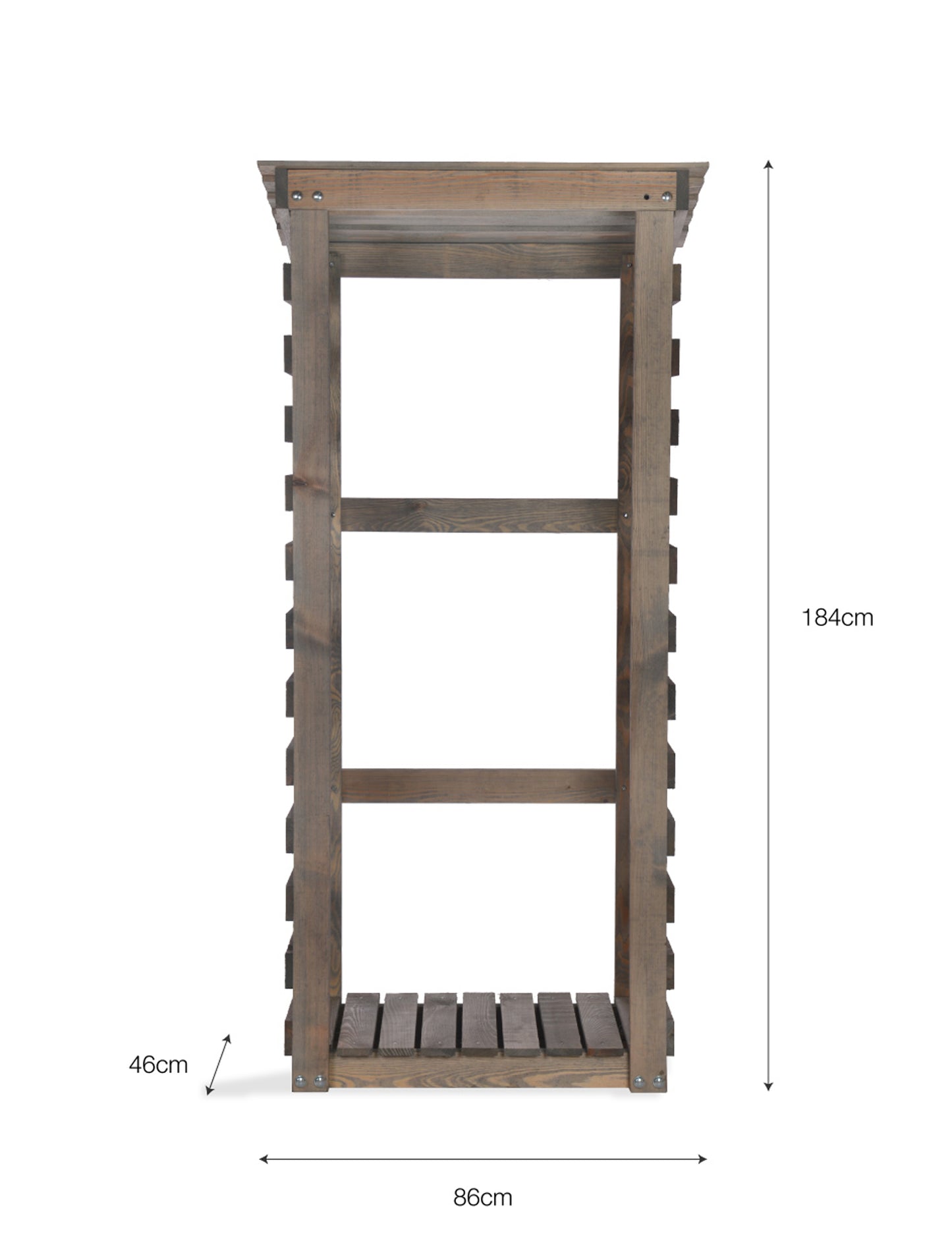 Aldsworth Log Store Tall - Bin & Log Stores - Garden Trading -