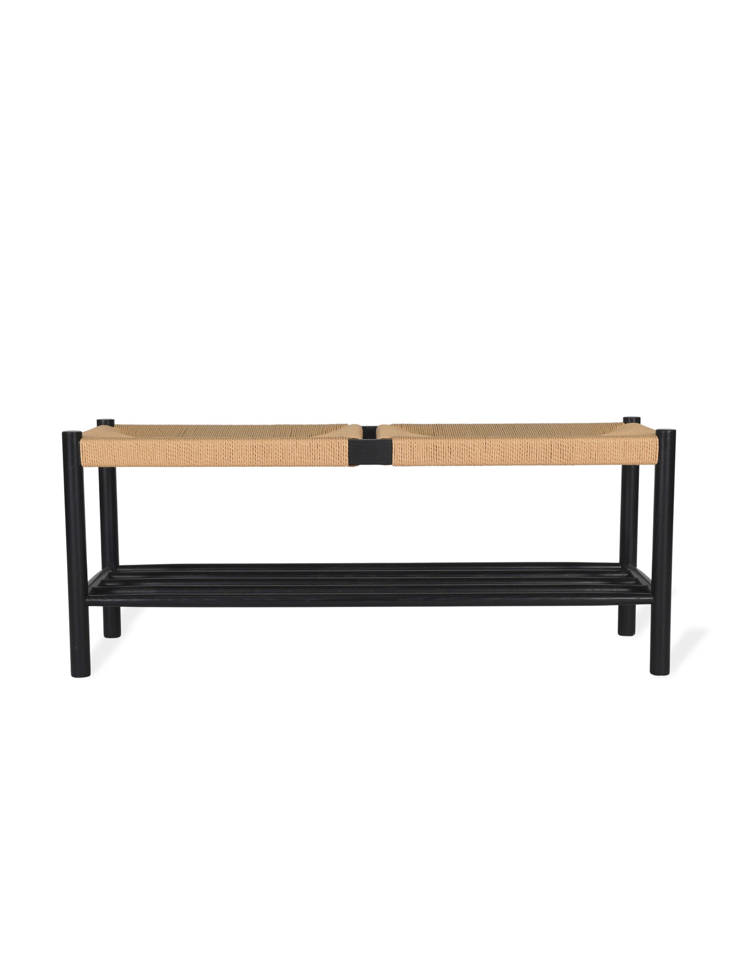 Longworth Hallway Bench Black - Shoe Storage - Garden Trading -
