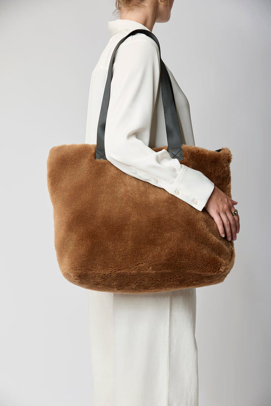 Norma Shopper Teddy Brown