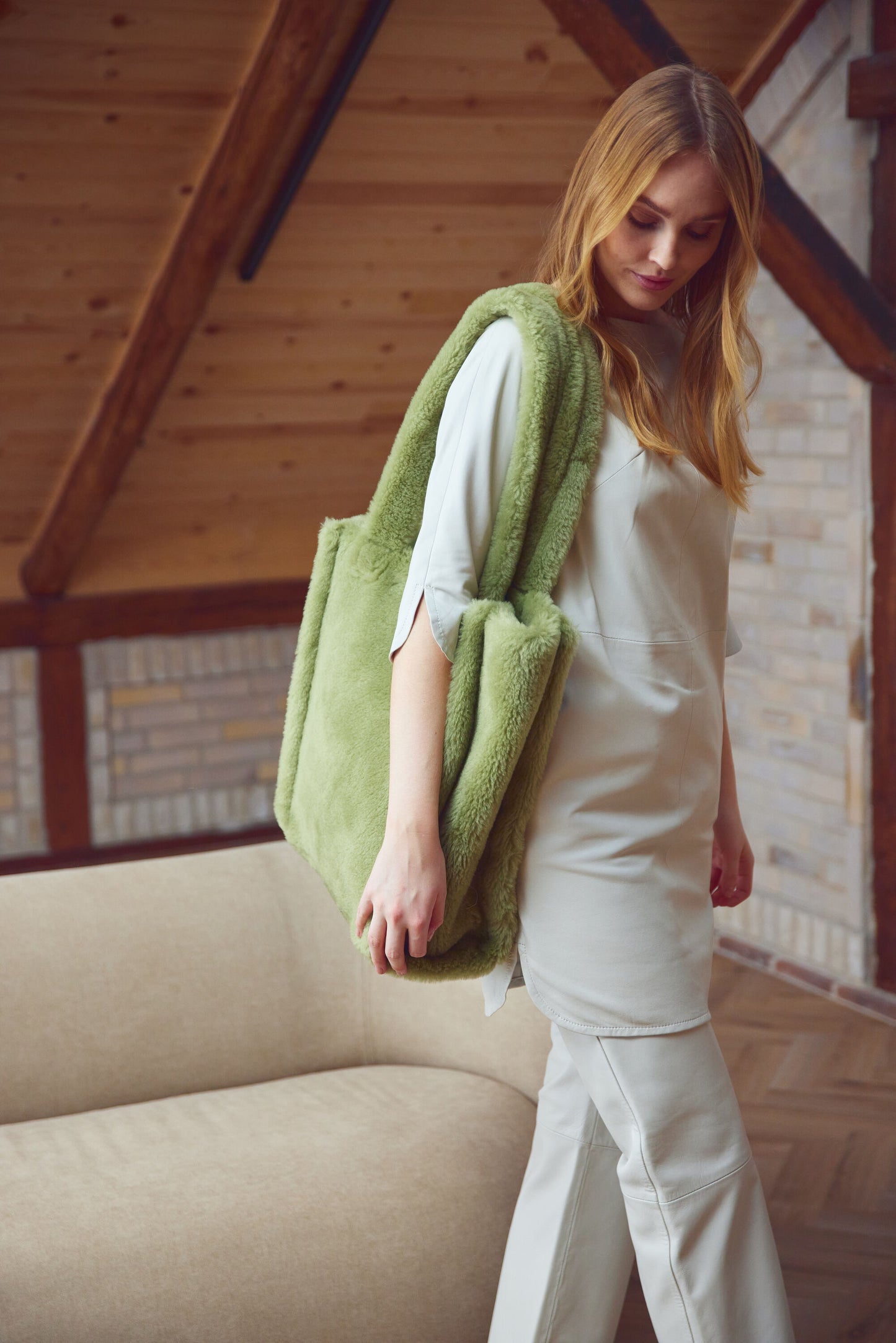 Maxi Glory Shopper Split Pea