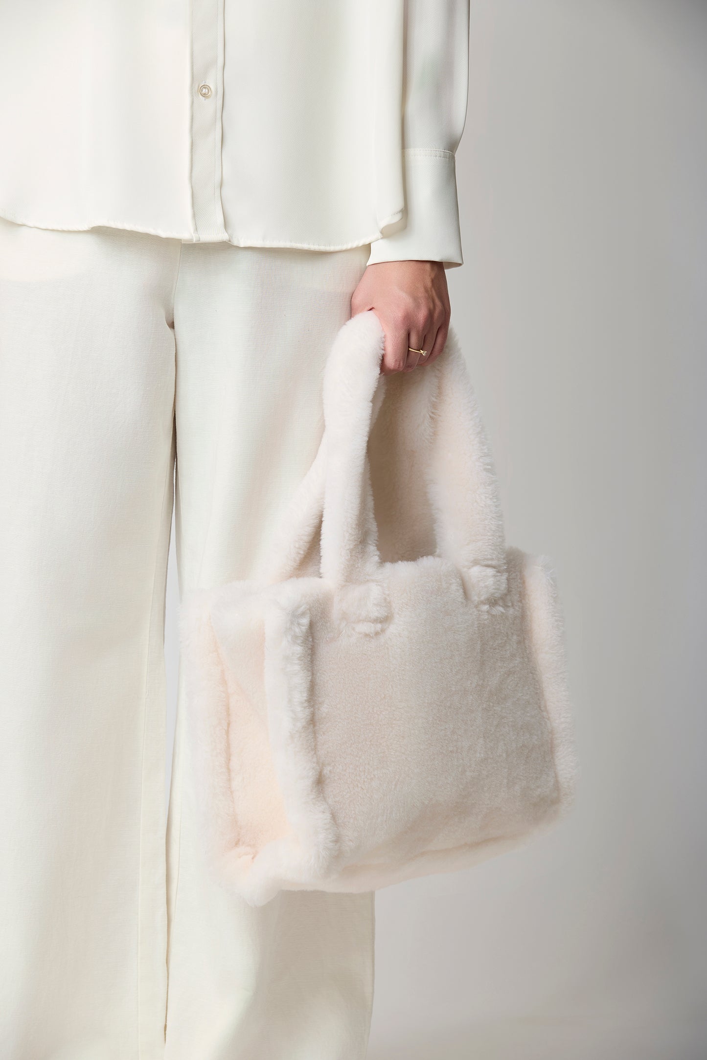 Mini Glory Shopper White
