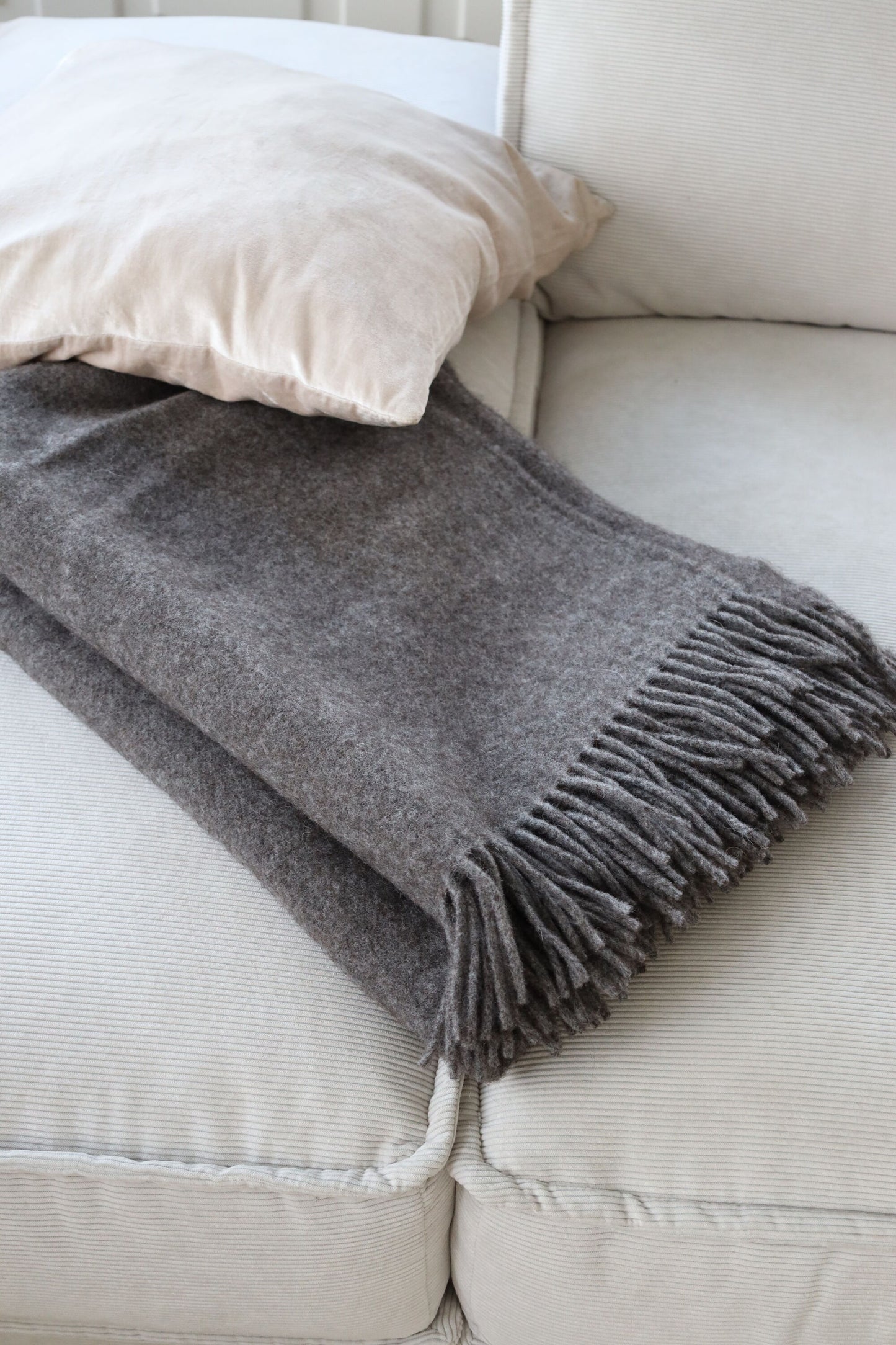 Julia Throw Dark Grey