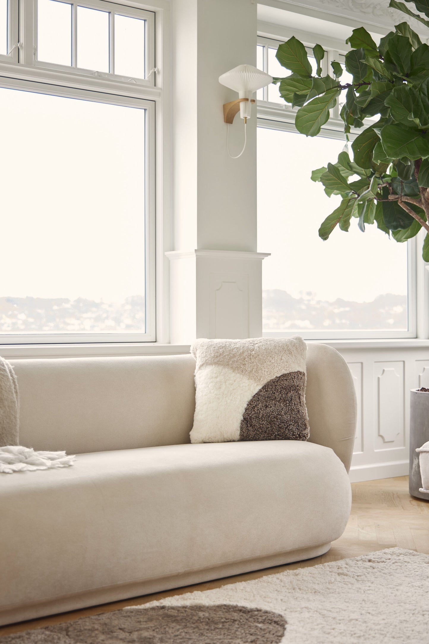 Sheepskin Cushion Trio Medium