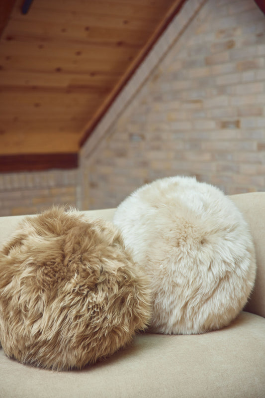 Angelite Cushion Taupe Large