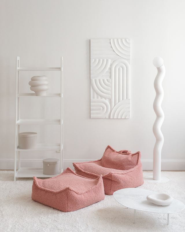 Wigiwama Square Ottoman - Pink