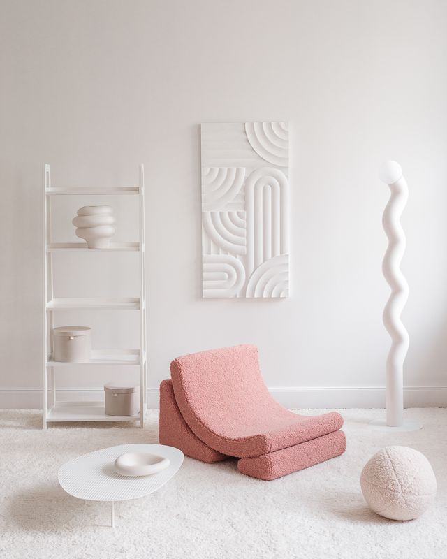 Guava Pink Moon Chair