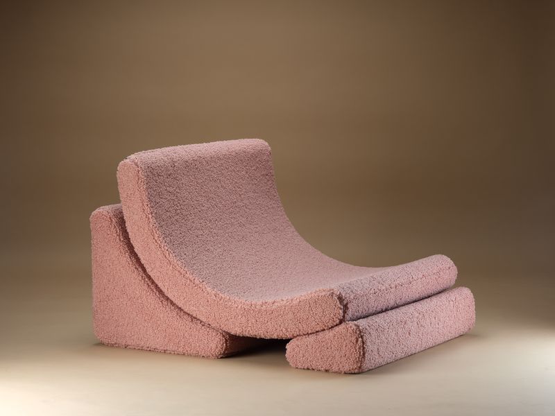 Guava Pink Moon Chair