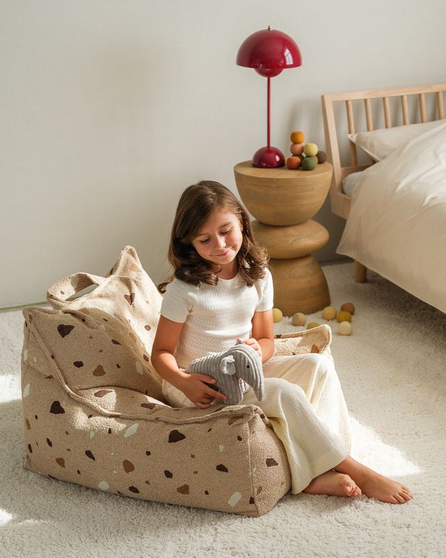 Wigiwama Terrazzo Beanbag Chair - Brown