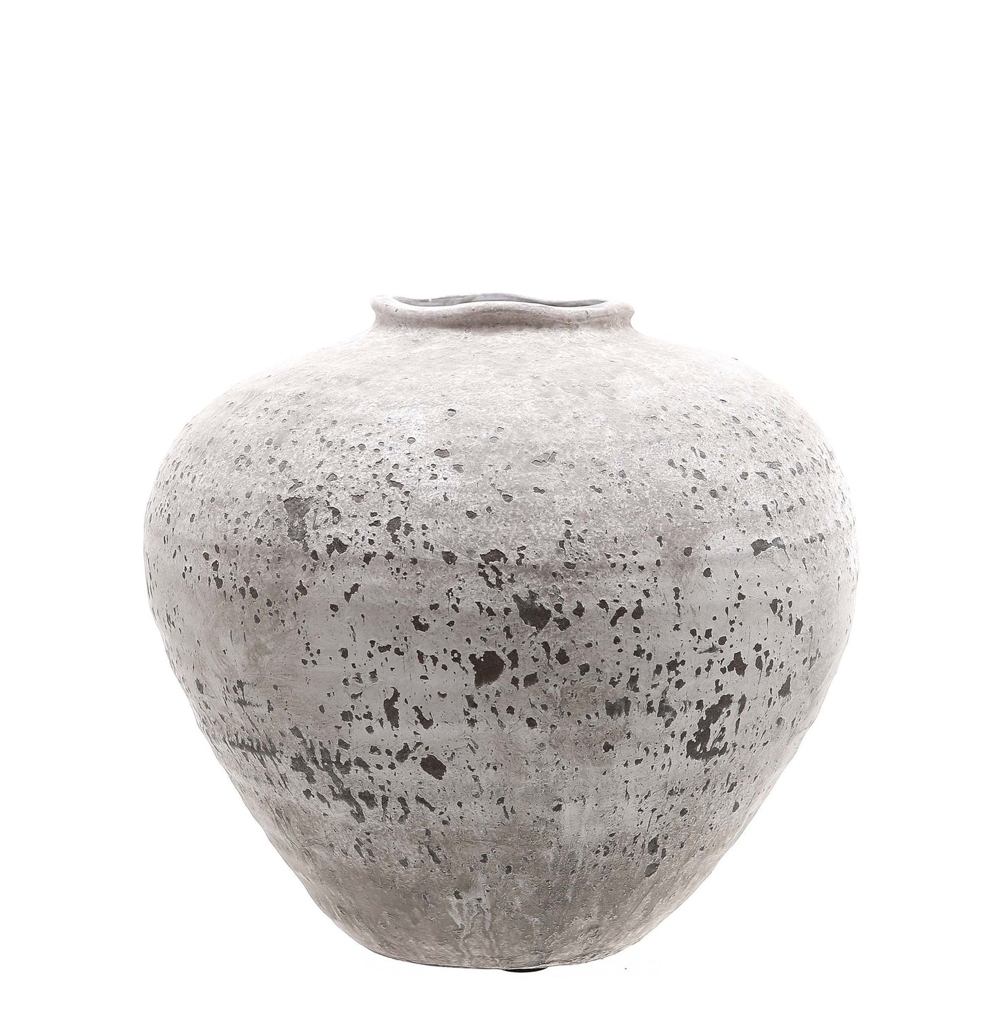 Aurelia Aged Stone Ceramic Vase Medium