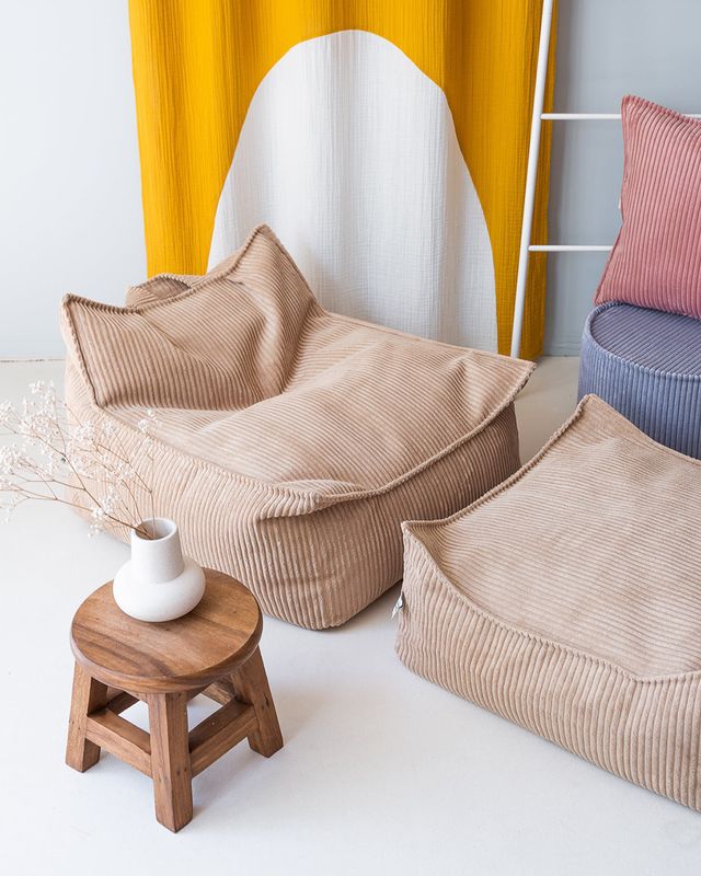 Wigiwama Square Ottoman - Brown