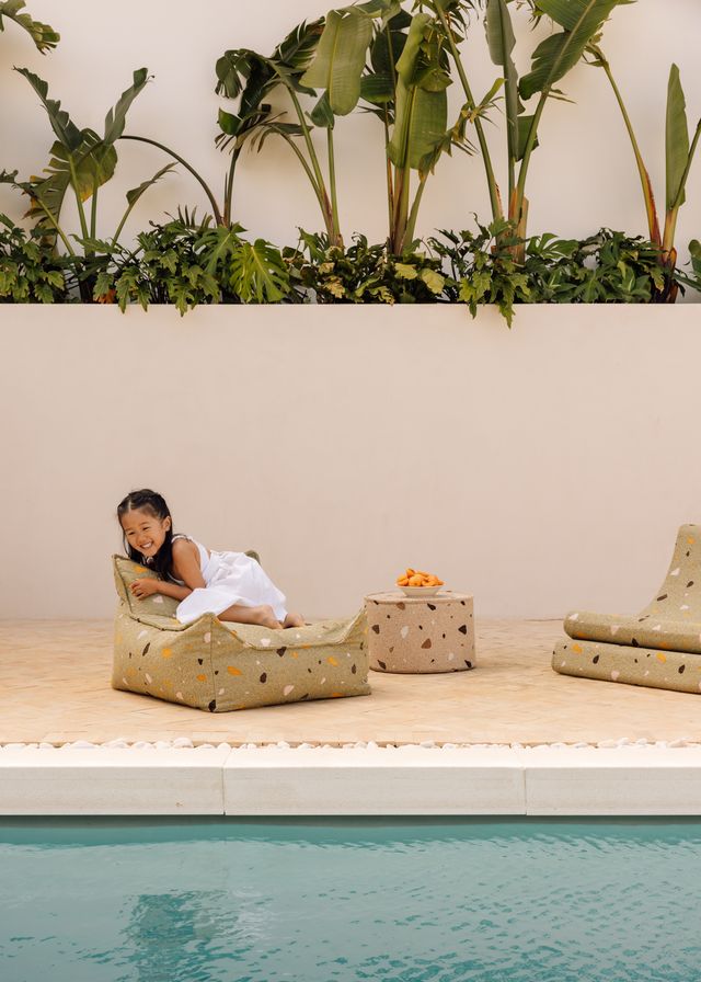 Wigiwama Terrazzo Beanbag Chair - Green