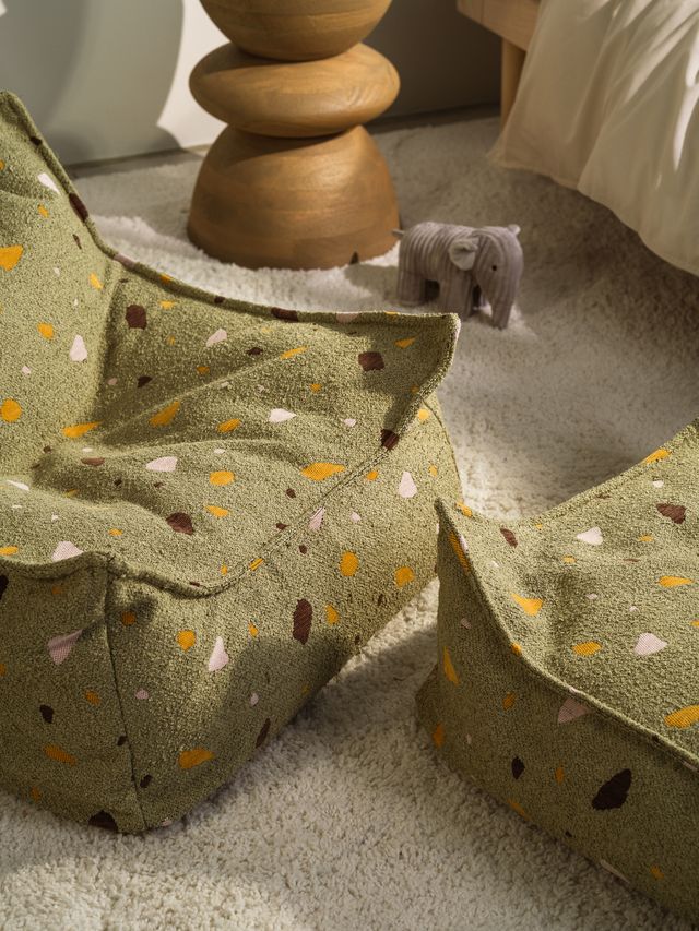 Wigiwama Terrazzo Beanbag Chair - Green