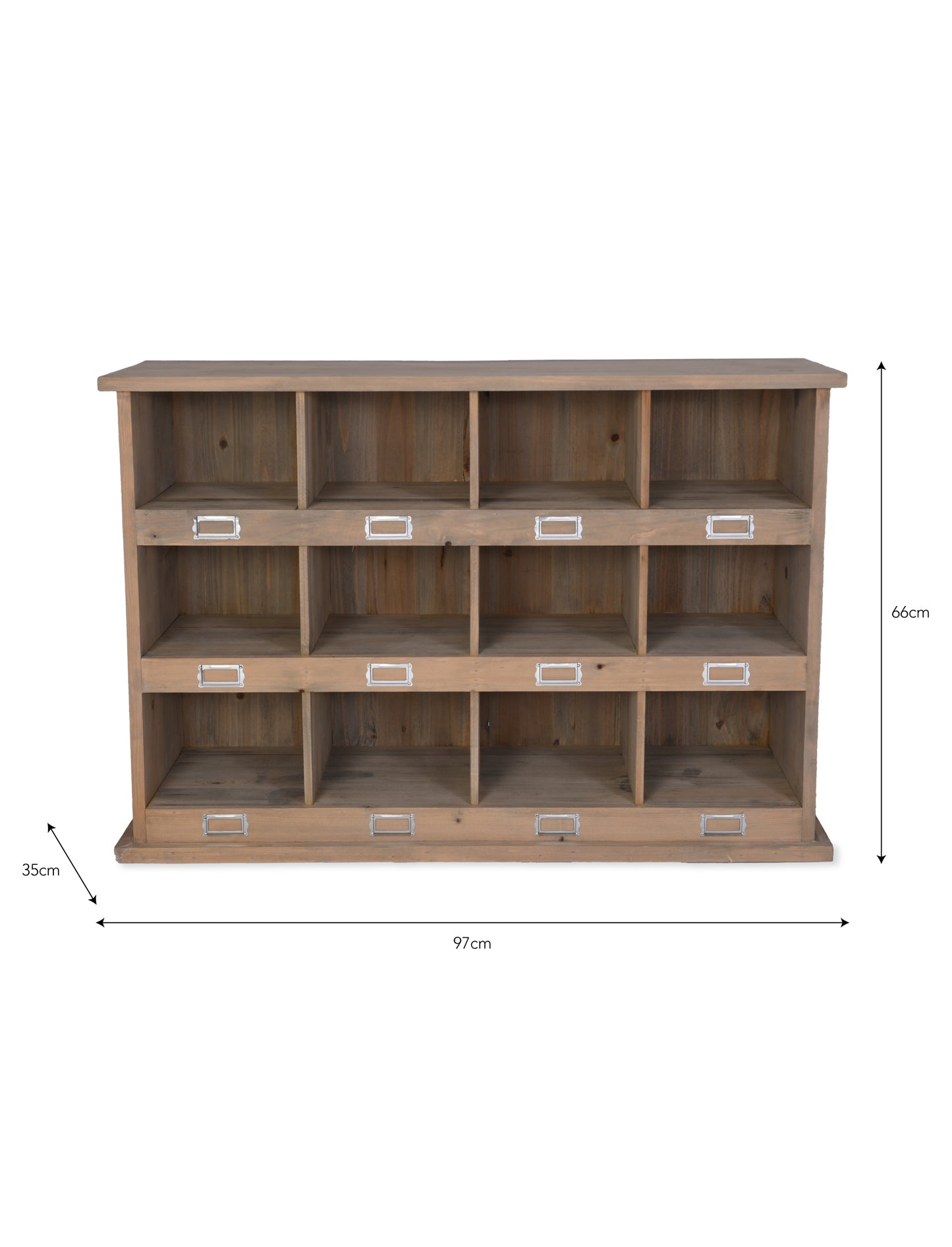 Chedworth 12 Shoe Locker Natural - Shoe Storage - Garden Trading -