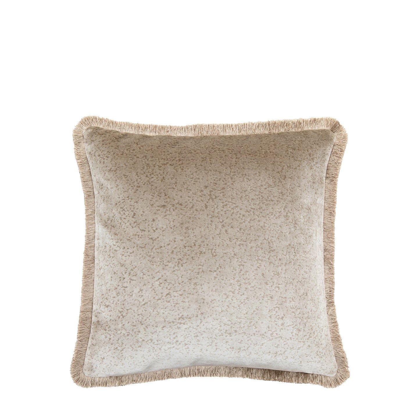 Vale Velvet Cushion Natural
