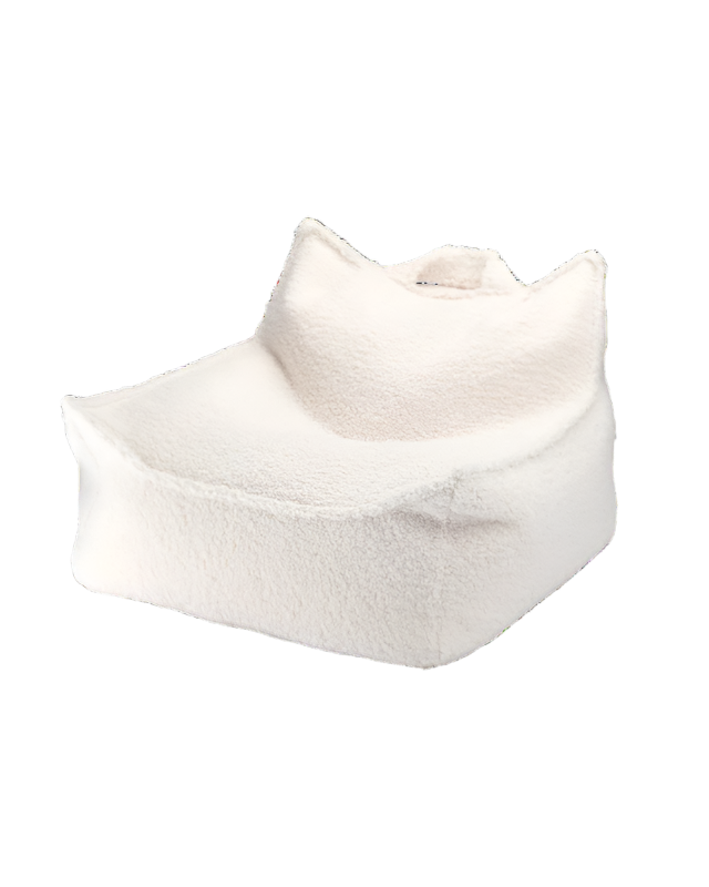 Cream White Beanbag Chair