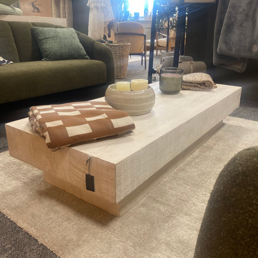 Ilston Coffee Table Whitewash - COFFTBL - Gallery Direct -