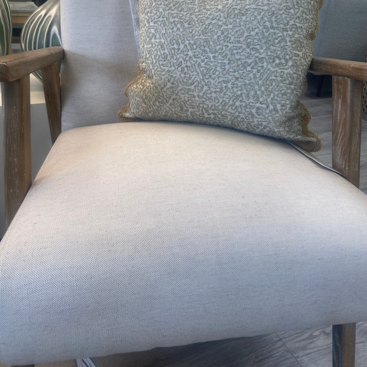 Newton Armchair Natural Linen