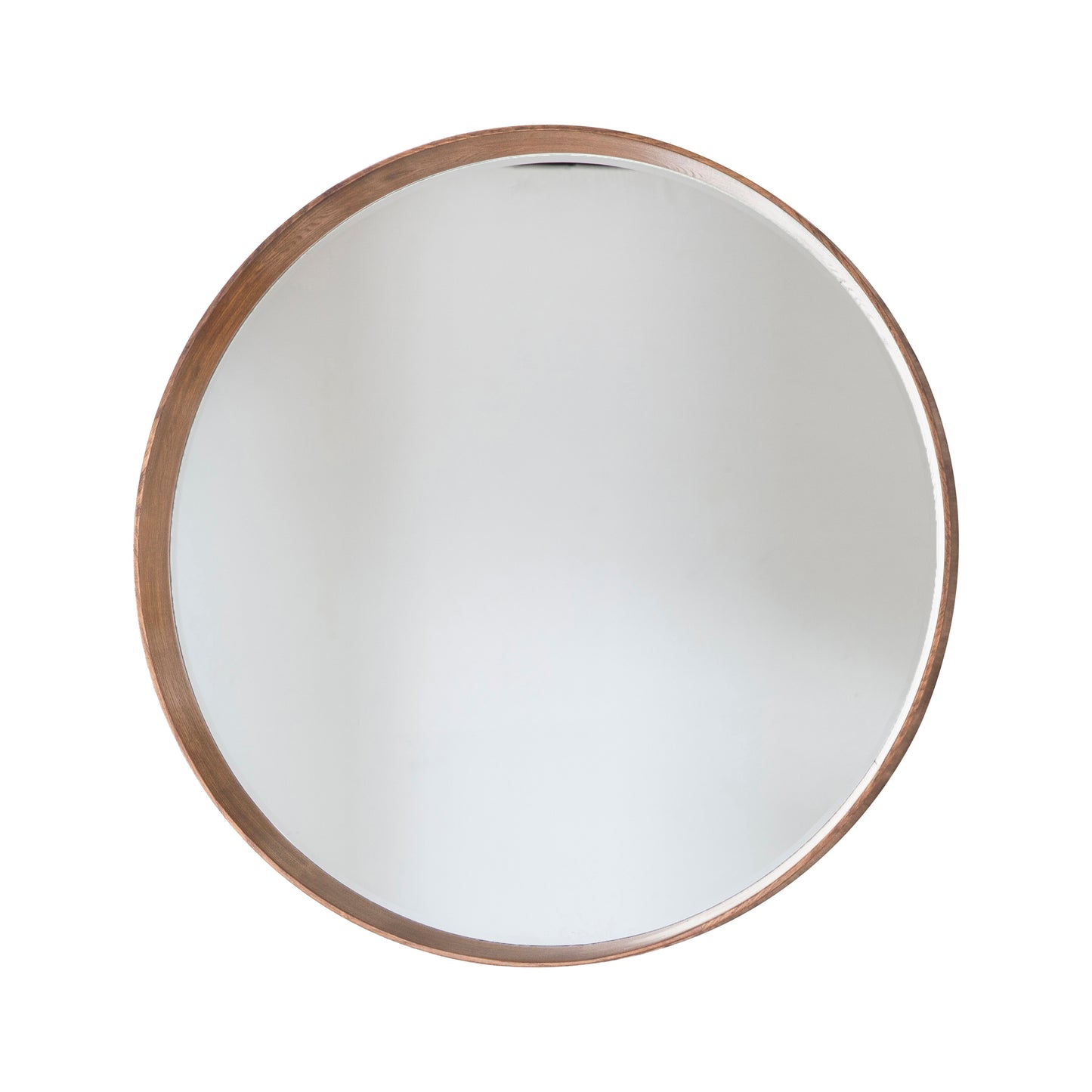 Dune Round Mirror Oak Large