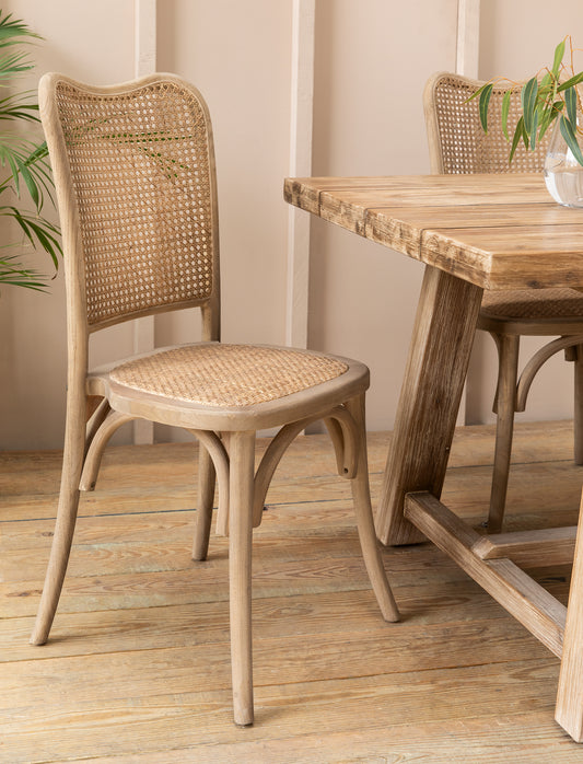 Fairlight Rattan Dining Chair Set of 2 Natural