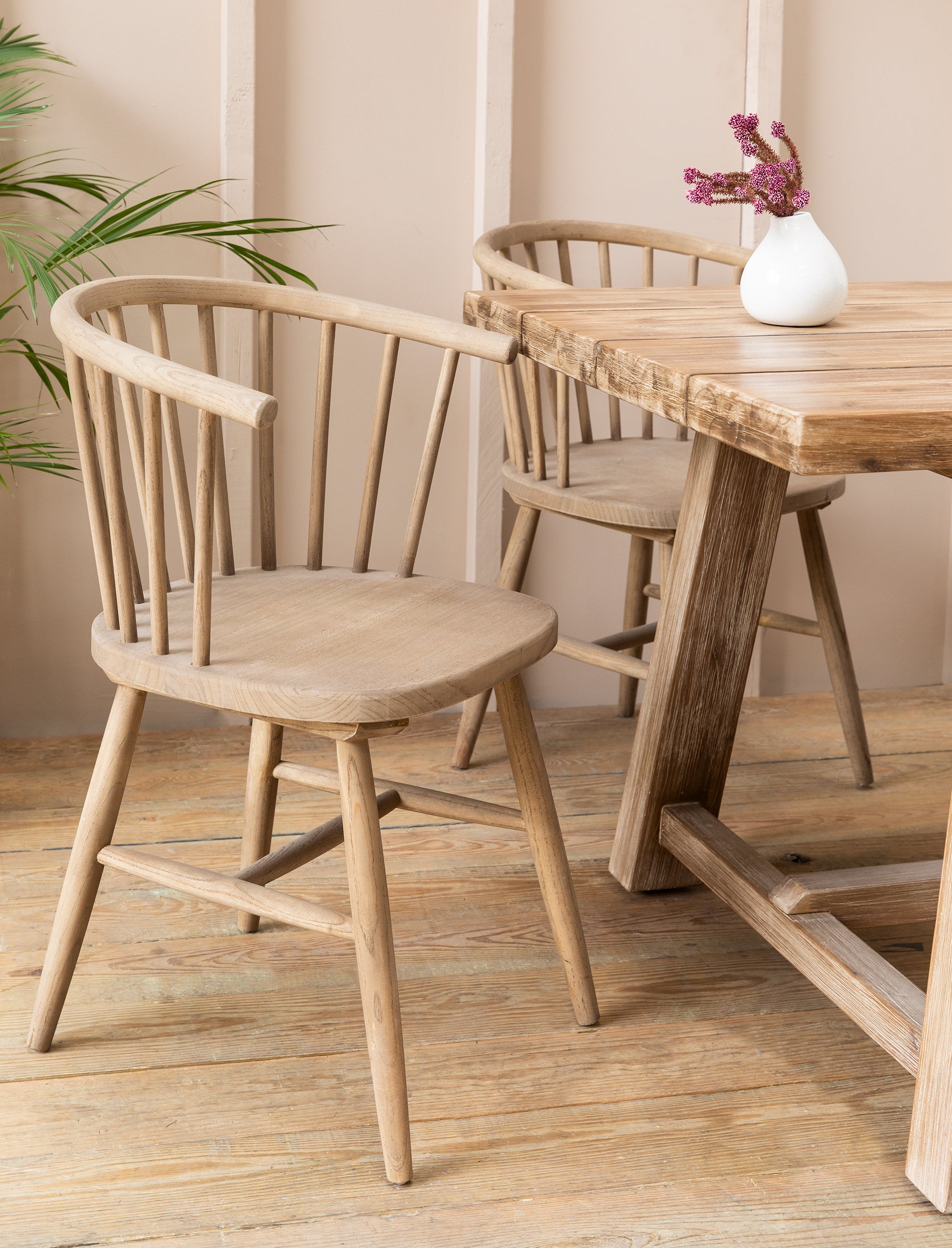 Gower Home Luxury Landrake Curved Back Dining Chair Set of 2 Natural — free download