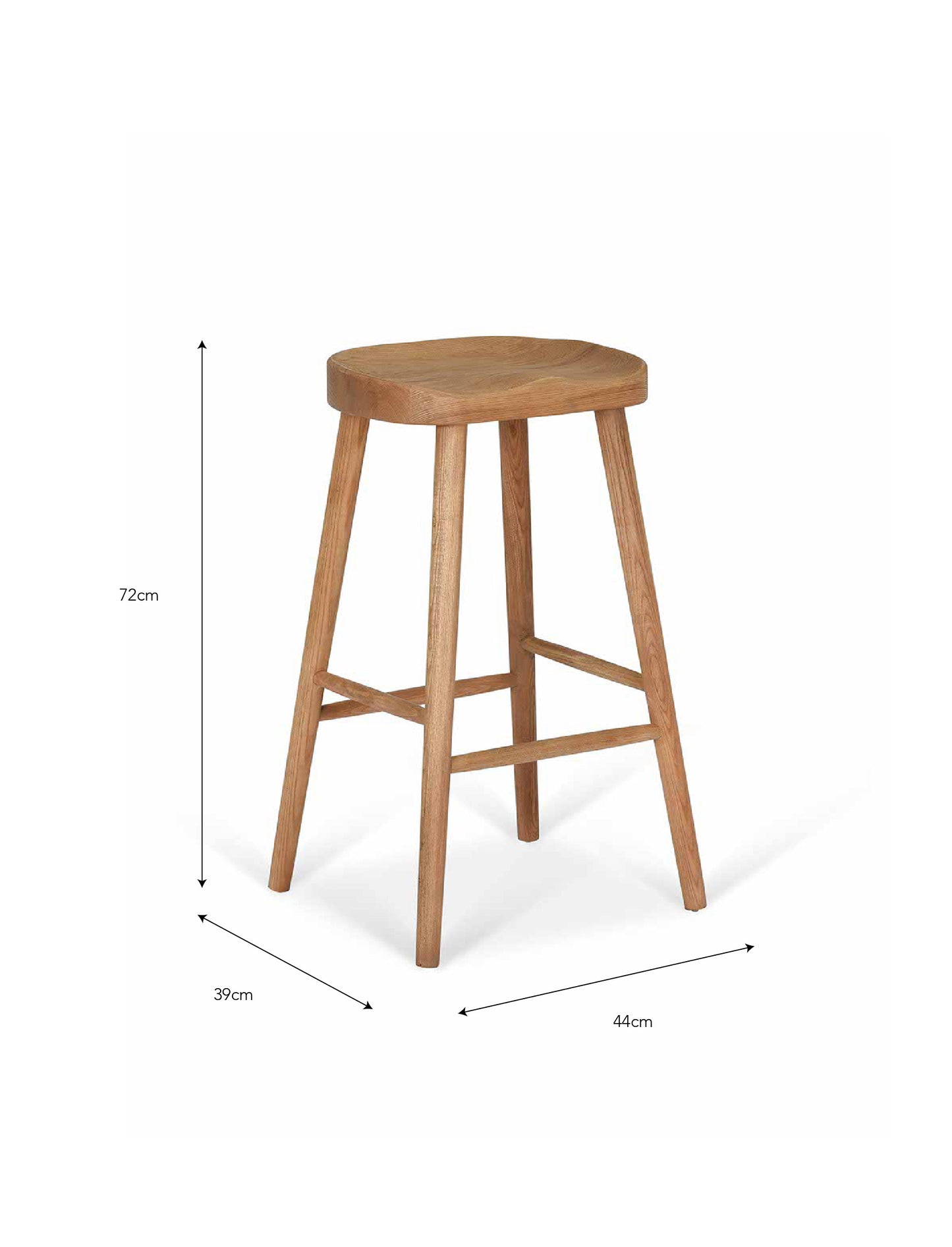 Lilley Bar Stool Natural - Bar Tables & Stools - Garden Trading -