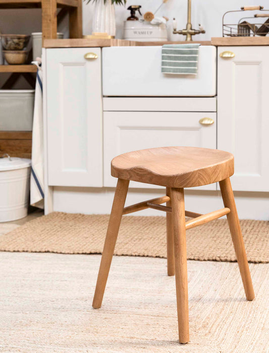 Lilley Stool Natural - Dining Chairs & Benches - Garden Trading -