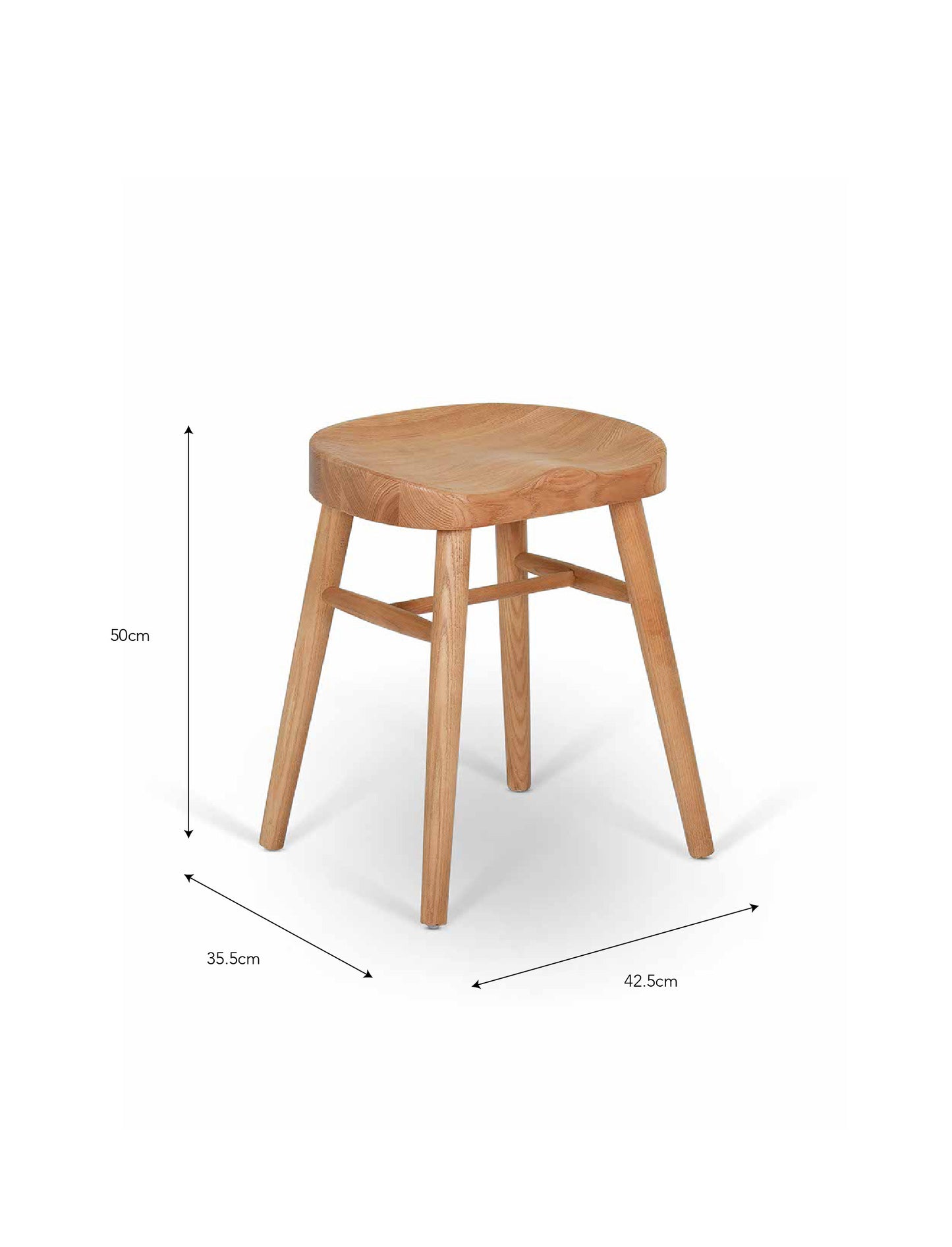 Lilley Stool Natural - Dining Chairs & Benches - Garden Trading -