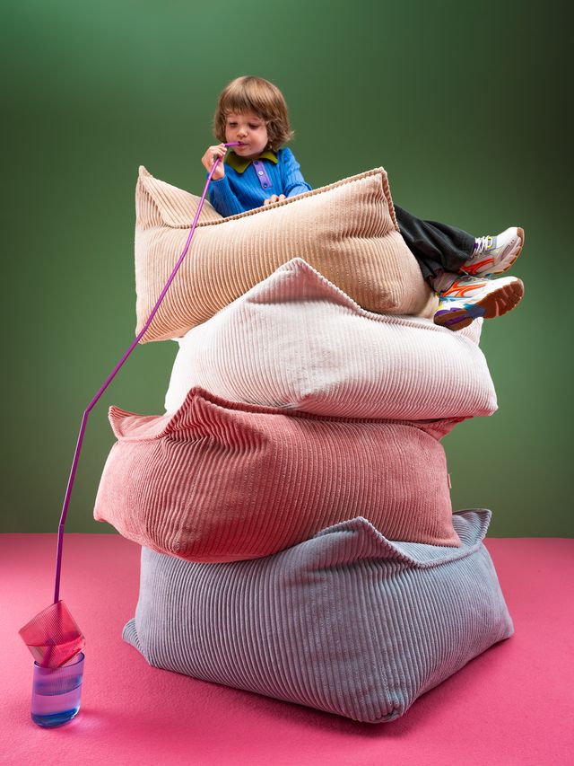 Wigiwama Square Ottoman - Pink