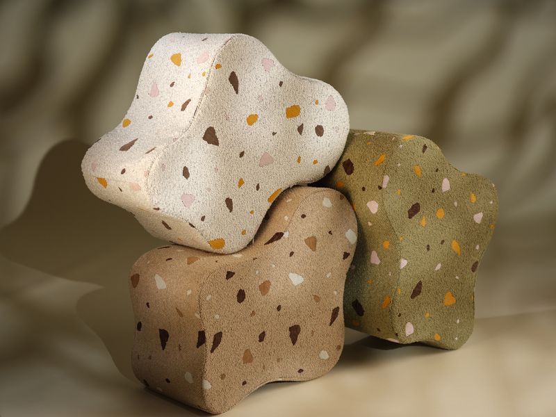 Wigiwama Terrazzo Cloud Pouffe - Multi-Colour