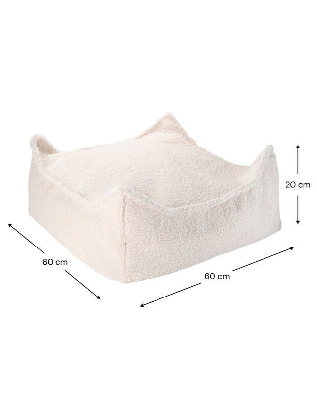 Wigiwama Square Ottoman - Cream
